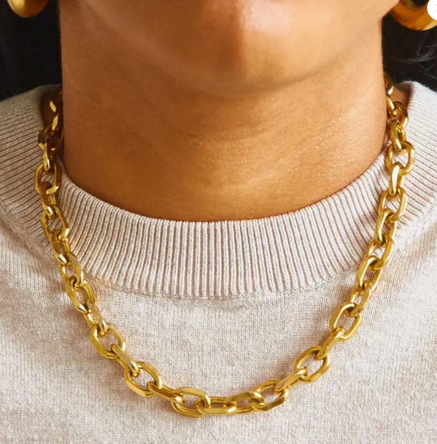 Chunky Gold Link Chain – Butterslip