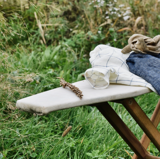 Ruthie the Rabbit Stuffed Toy - Chambray Skirt