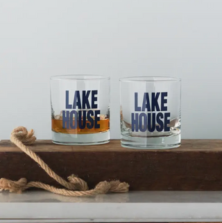 Lake House Rocks Glass