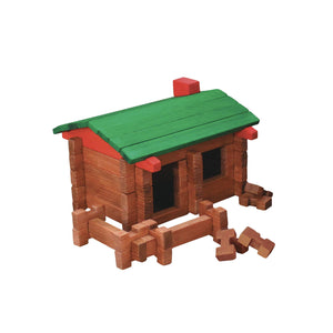 Small Cabin Building Set in Canvas Bag