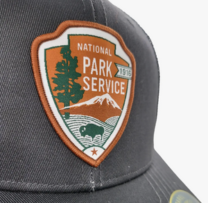 National Park Service Snapback Cap - Grey and Black