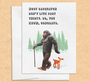 Bigfoot Birthday Card - CS5