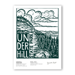 Vermont Parks Collection Print: Underhill State Park 12x16