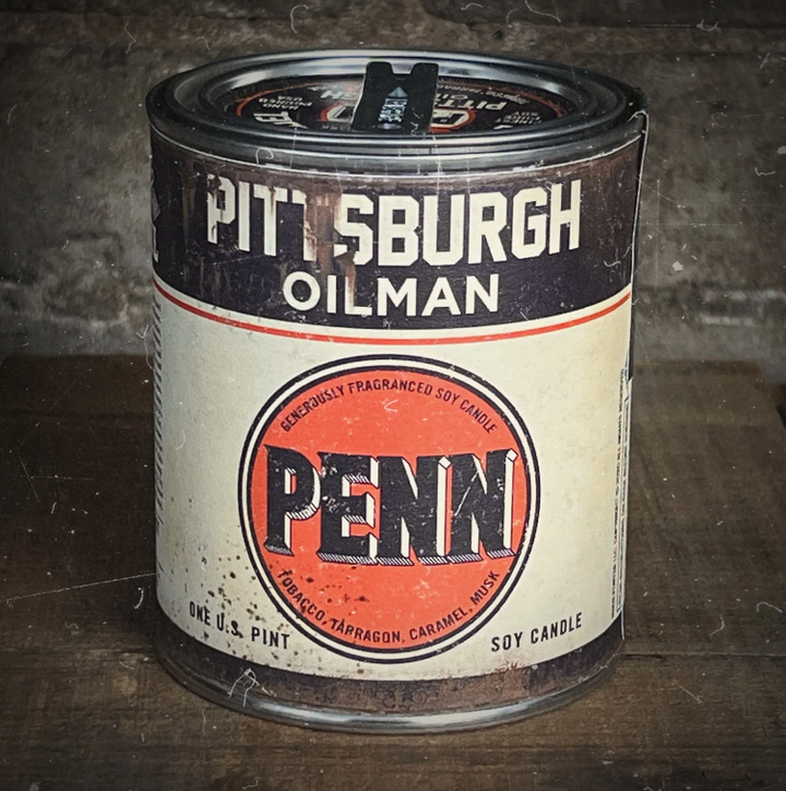 Pitt Oilman 1/2 Pint Candle