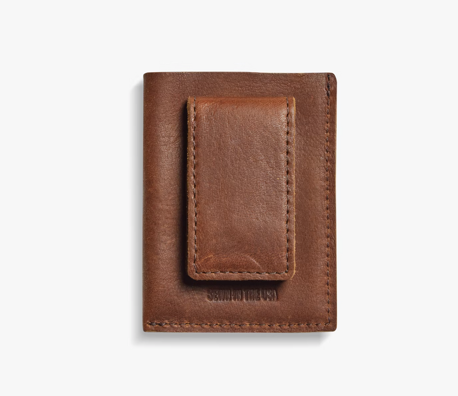 Shinola Magnetic Money Clip Card Wallet