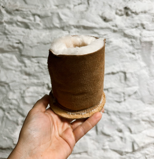 Sheepskin Shearling Can Koozie