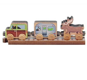 Wooden Camper Van 3 Piece Train