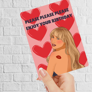 sabrina carpenter birthday card - IA5