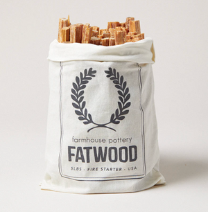 Farmhouse Pottery Fatwood 5 lb Bag - Pickup Only