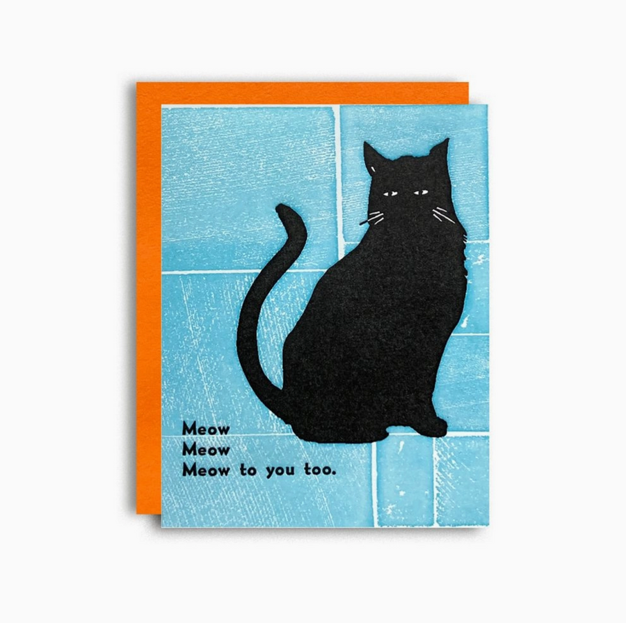 meow meow meow card - PS1