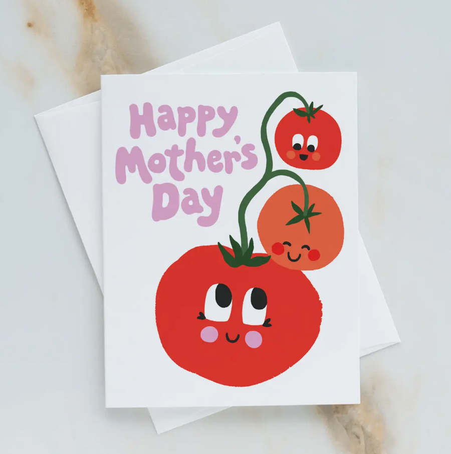 tomato family mother's day card - IW7