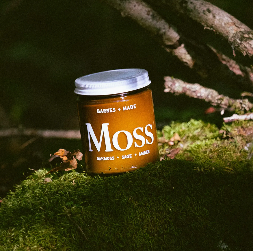 Barnes Made Vermont Candle - Moss