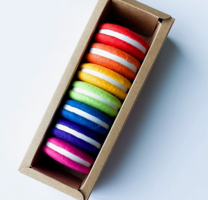 Felt Macarons - Jewel Tones