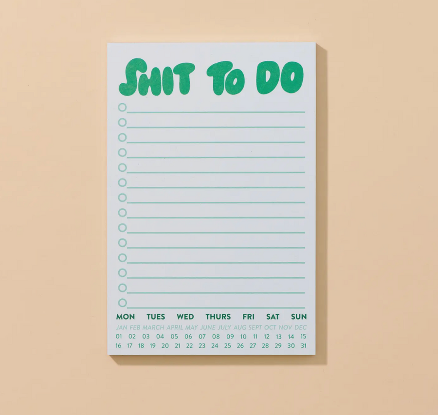 Shit To Do Notepad