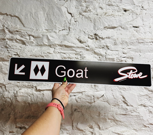 Goat Ski Trail Sign