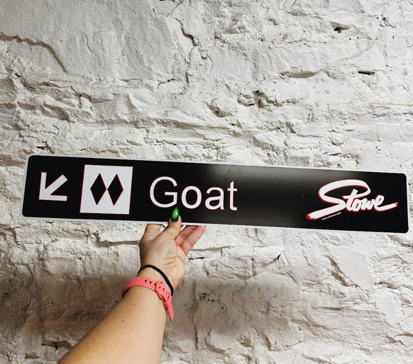 Goat Ski Trail Sign