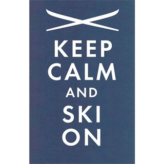Keep Calm and Ski On Magnet