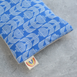 Load image into Gallery viewer, Oversized Lavender Eye Pillow - Scandi Tulips Cobalt Blue
