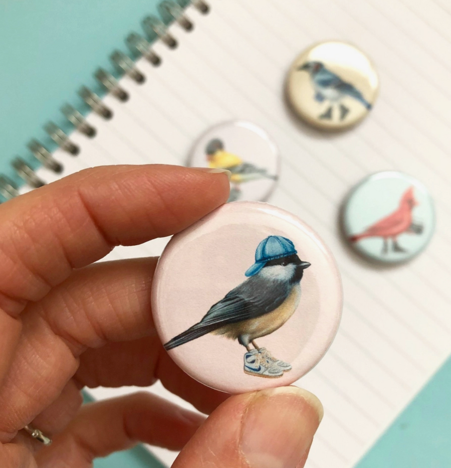 Fashionable Birds - North American Bird Magnets