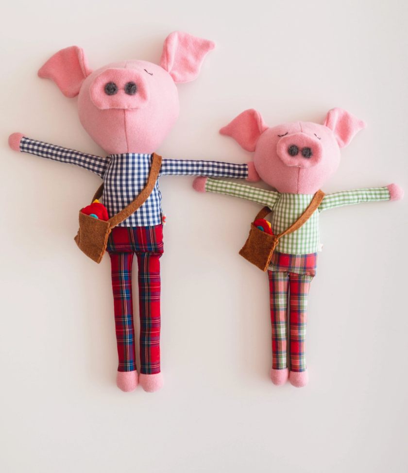 Gender Neutral 18" Stuffie - Pig