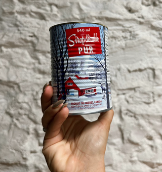 Large Maple Candle in Maple Tin - Wooden Wick 18oz