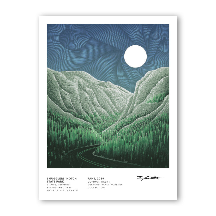 Vermont Parks Collection Print: Smugglers Notch State Park 12x16
