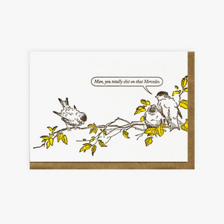 Birds and Mercedes Card - BB8