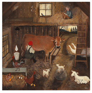 Merits of a Milk Cow Print - 10x10