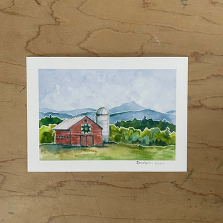 Summer Quilt Barn Print 5x7
