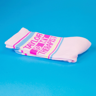 Taylor Is My Therapist Gym Sock