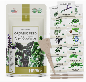 15 Herb Organic Seed Collection