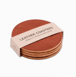 Leather Coasters - Giveback Collection Forests