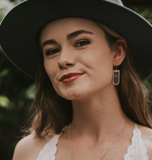 Botanical Cathedral Earrings - Dandelion Seed