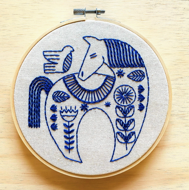 Hygge Horse Embroidery Kit