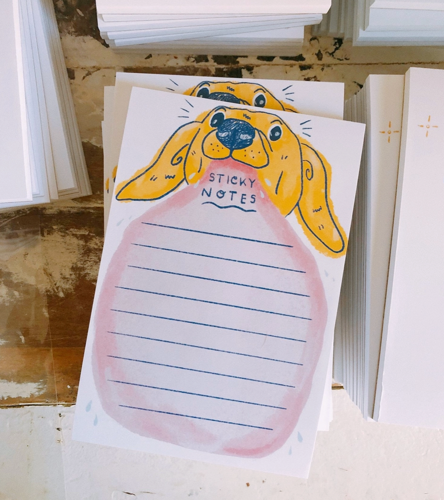 Sticky Notes Dog Tongue Notepad
