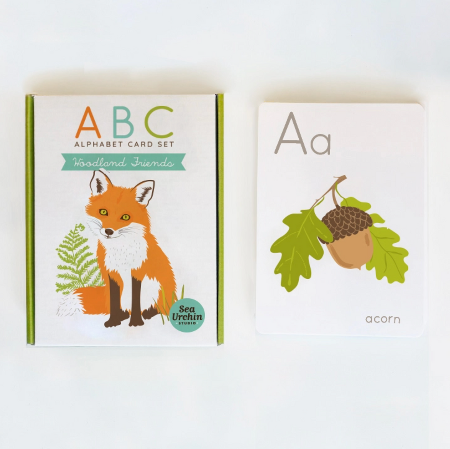 Woodland Friends ABC Card Set