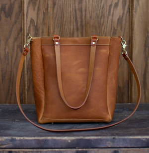 Leather Kingston Tote - Saddle Tan