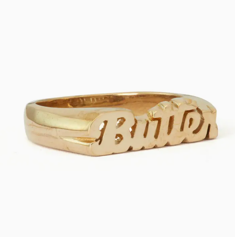 Hand-Carved Butter Ring