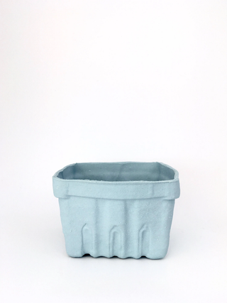 Heritage Porcelain Berry Basket Blue Medium