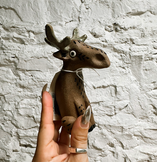 Victory Pottery Standing Moose Figurine