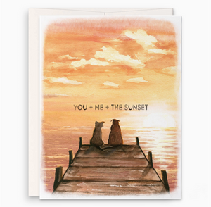 you me sunset card - LS1