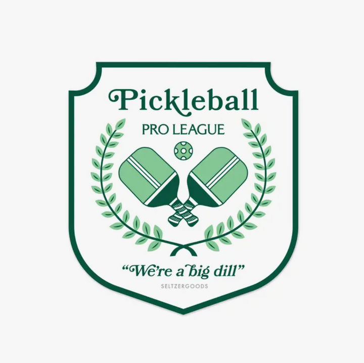 Pickleball Crest Sticker