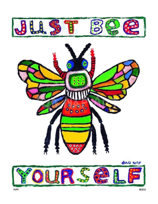 Just Bee Yourself Mini Print