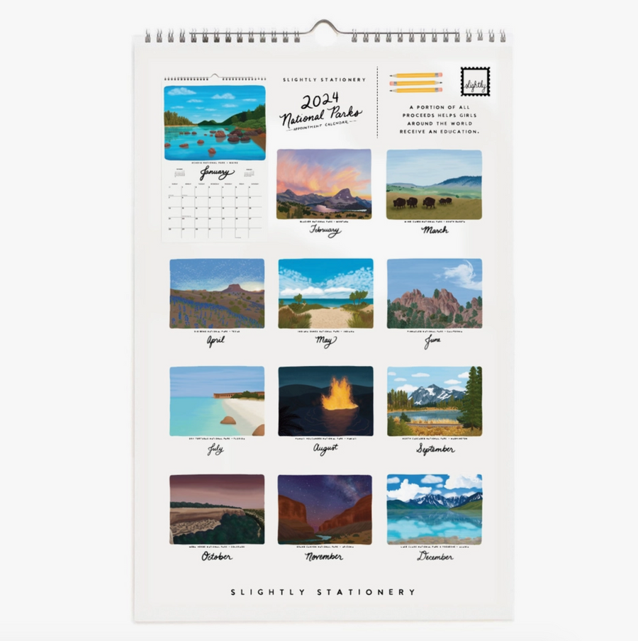 2024 National Parks Appointment Calendar