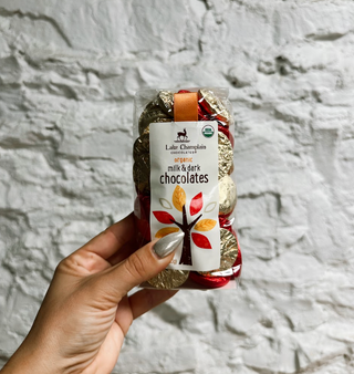 Lake Champlain Chocolates Autumn Milk &amp; Dark Chocolate Coins