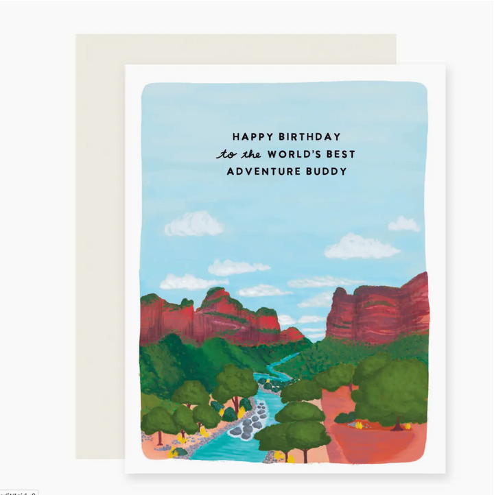 adventure buddy birthday card - SS5