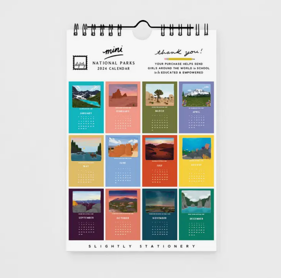 2024 Mini National Parks Calendar