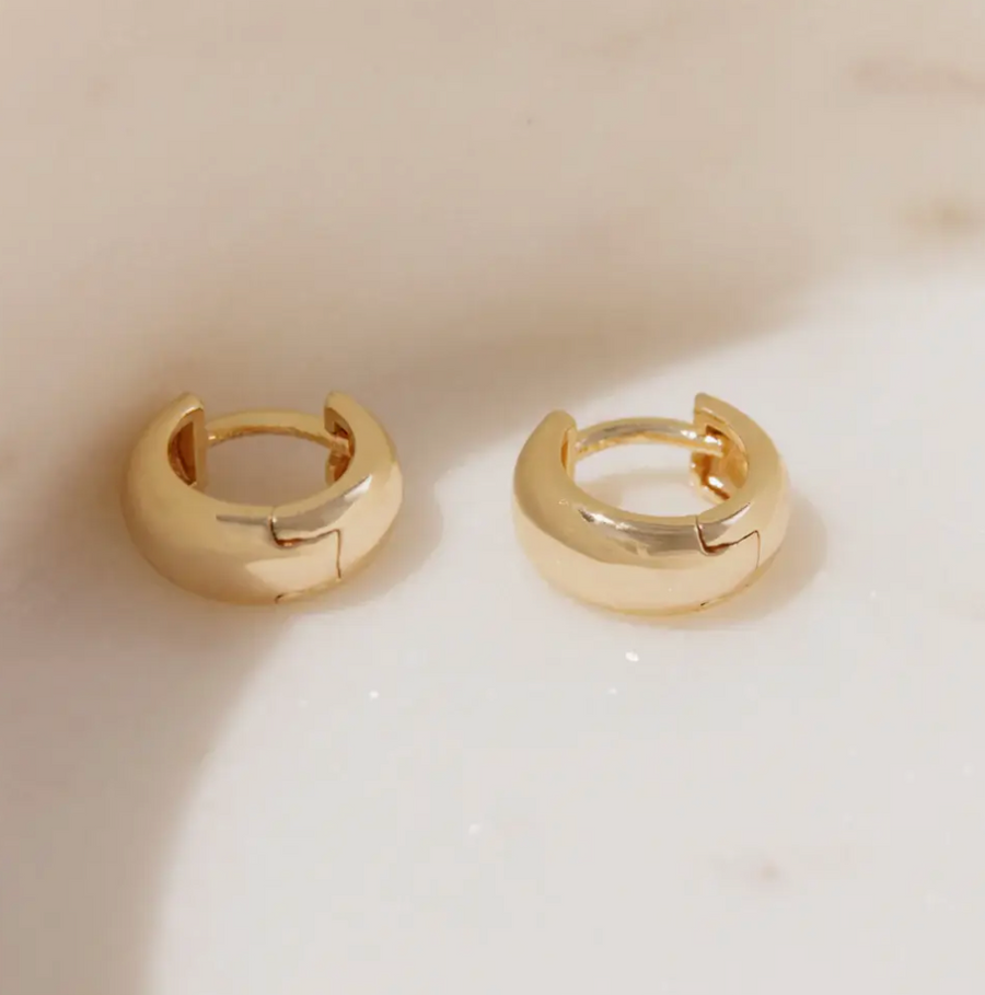 Charlotte Chunky Hoops -14K Gold Fill