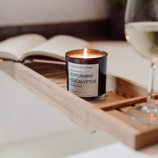 Peppermint and Eucalyptus Candle