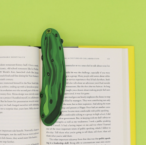 Pickle Die Cut Bookmark